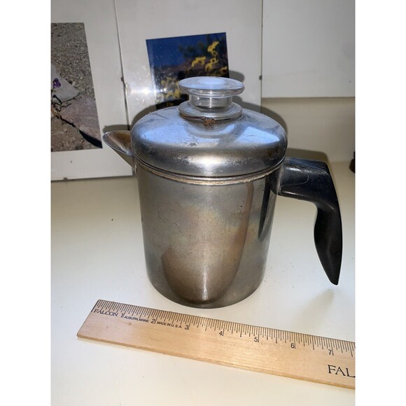 Vintage FABERWARE | Stove Top Percolator 8 Cup Stainless Steel Coffee Pot | #768 - Picture 2 of 7